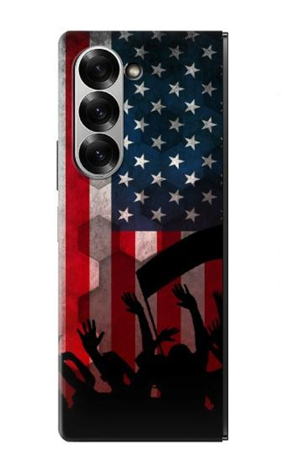 S2989 USA America Soccer Hülle Schutzhülle Taschen für Samsung Galaxy Z Fold 7