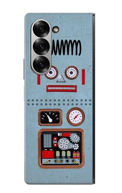 S3040 Retro Robot Toy Hülle Schutzhülle Taschen für Samsung Galaxy Z Fold 7