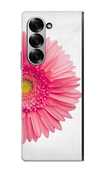 S3044 Vintage Pink Gerbera Daisy Hülle Schutzhülle Taschen für Samsung Galaxy Z Fold 7