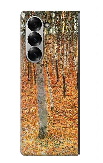 S3380 Gustav Klimt Birch Forest Hülle Schutzhülle Taschen für Samsung Galaxy Z Fold 7