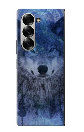 S3410 Wolf Dream Catcher Hülle Schutzhülle Taschen für Samsung Galaxy Z Fold 7