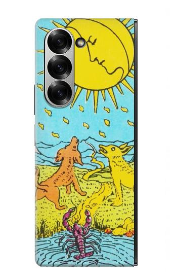 S3435 Tarot Card Moon Hülle Schutzhülle Taschen für Samsung Galaxy Z Fold 7