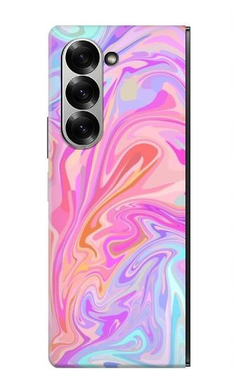 S3444 Digital Art Colorful Liquid Hülle Schutzhülle Taschen für Samsung Galaxy Z Fold 7