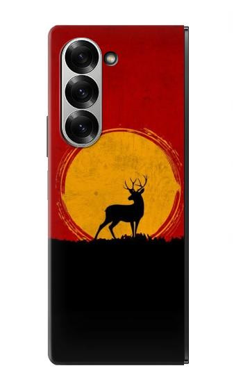 S3513 Deer Sunset Hülle Schutzhülle Taschen für Samsung Galaxy Z Fold 7