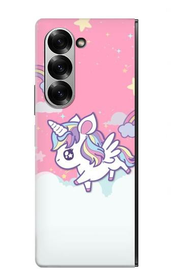 S3518 Unicorn Cartoon Hülle Schutzhülle Taschen für Samsung Galaxy Z Fold 7