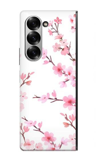 S3707 Pink Cherry Blossom Spring Flower Hülle Schutzhülle Taschen für Samsung Galaxy Z Fold 7