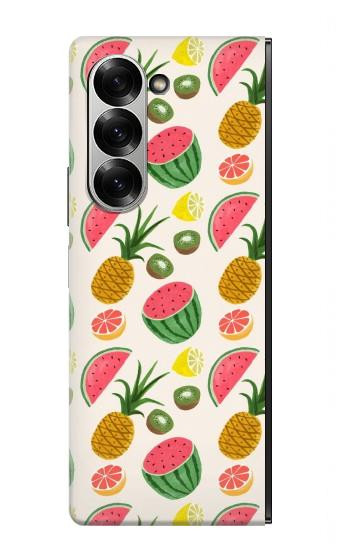 S3883 Fruit Pattern Hülle Schutzhülle Taschen für Samsung Galaxy Z Fold 7