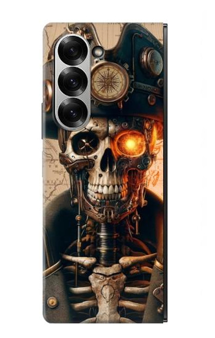 S4018 Steampunk Pirate Skull Hülle Schutzhülle Taschen für Samsung Galaxy Z Fold 7