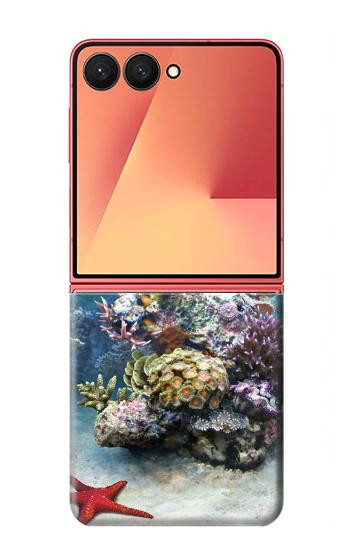 S0227 Aquarium Hülle Schutzhülle Taschen für Samsung Galaxy Z Flip 7