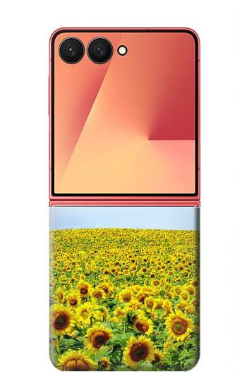 S0232 Sunflower Hülle Schutzhülle Taschen für Samsung Galaxy Z Flip 7