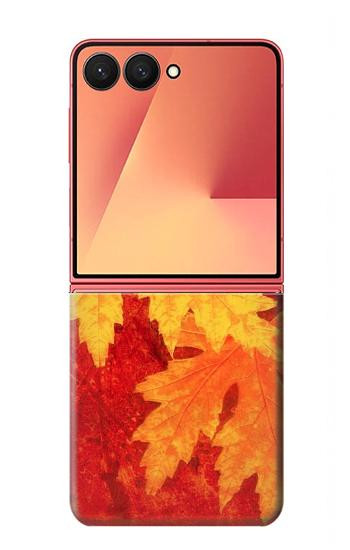 S0479 Maple Leaf Hülle Schutzhülle Taschen für Samsung Galaxy Z Flip 7