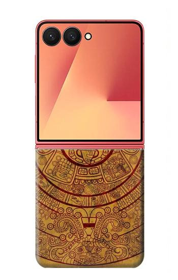 S0692 Mayan Calendar Hülle Schutzhülle Taschen für Samsung Galaxy Z Flip 7
