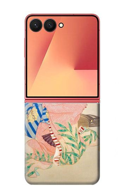 S0889 Japan Art Kimono Hülle Schutzhülle Taschen für Samsung Galaxy Z Flip 7