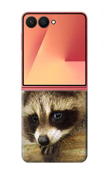 S0977 Baby Raccoons Hülle Schutzhülle Taschen für Samsung Galaxy Z Flip 7
