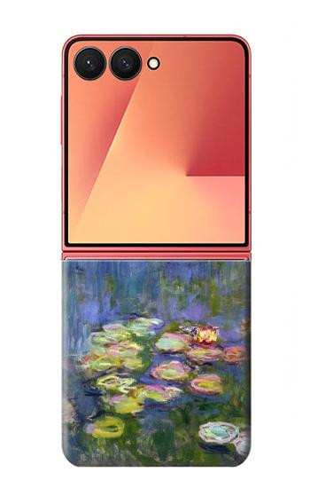 S0997 Claude Monet Water Lilies Hülle Schutzhülle Taschen für Samsung Galaxy Z Flip 7