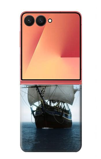 S1096 Sailing Ship in an Ocean Hülle Schutzhülle Taschen für Samsung Galaxy Z Flip 7