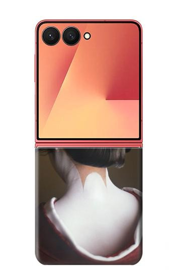 S1337 Japan Geisha Neck Hülle Schutzhülle Taschen für Samsung Galaxy Z Flip 7
