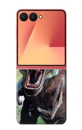 S1453 Trex Tyrannosaurus Rex Dinosaur Hülle Schutzhülle Taschen für Samsung Galaxy Z Flip 7