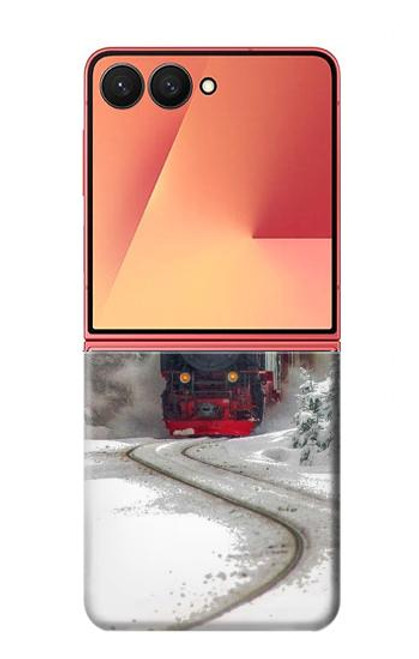 S1509 Steam Train Hülle Schutzhülle Taschen für Samsung Galaxy Z Flip 7