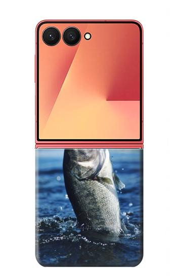 S1594 Bass Fishing Hülle Schutzhülle Taschen für Samsung Galaxy Z Flip 7