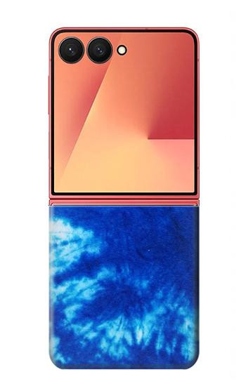 S1869 Tie Dye Blue Hülle Schutzhülle Taschen für Samsung Galaxy Z Flip 7