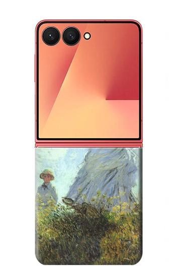 S2415 Claude Monet Woman with a Parasol Hülle Schutzhülle Taschen für Samsung Galaxy Z Flip 7