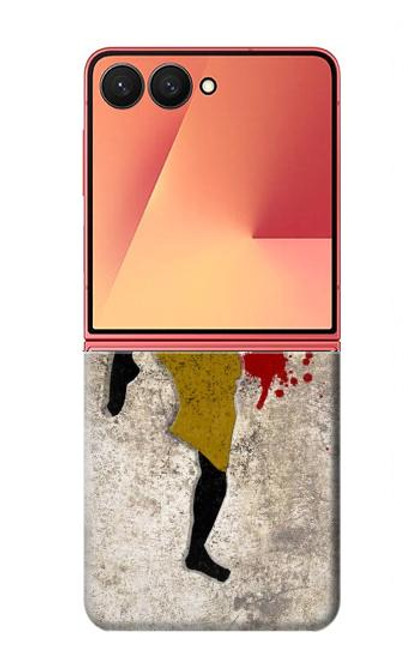 S2635 Muay Thai Kickboxing Fight Blood Hülle Schutzhülle Taschen für Samsung Galaxy Z Flip 7