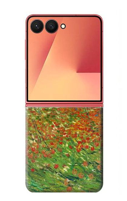 S2681 Field Of Poppies Vincent Van Gogh Hülle Schutzhülle Taschen für Samsung Galaxy Z Flip 7
