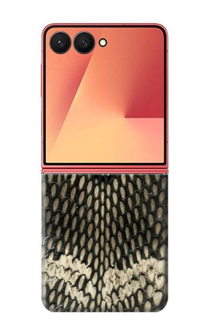 S2711 King Cobra Snake Skin Graphic Printed Hülle Schutzhülle Taschen für Samsung Galaxy Z Flip 7