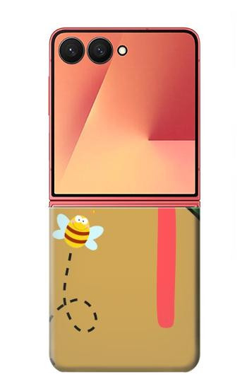 S2765 Frog Bee Cute Cartoon Hülle Schutzhülle Taschen für Samsung Galaxy Z Flip 7