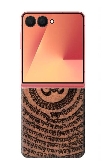 S2874 Om Symbol Tattoo Hülle Schutzhülle Taschen für Samsung Galaxy Z Flip 7