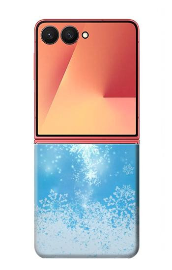 S2923 Frozen Snow Spell Magic Hülle Schutzhülle Taschen für Samsung Galaxy Z Flip 7