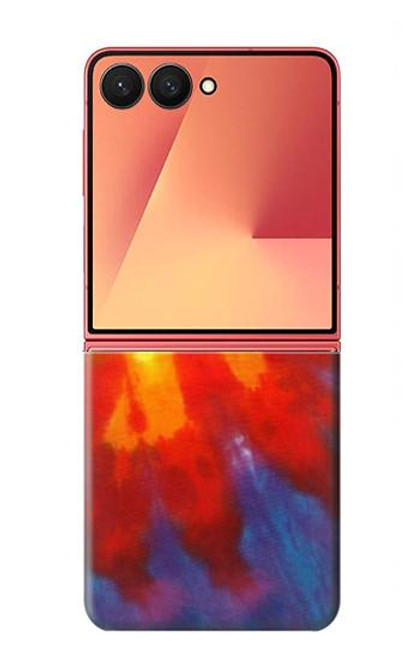 S2985 Colorful Tie Dye Texture Hülle Schutzhülle Taschen für Samsung Galaxy Z Flip 7