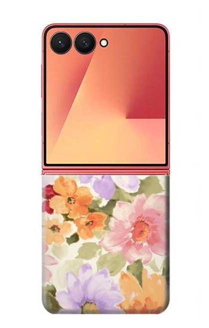S3035 Sweet Flower Painting Hülle Schutzhülle Taschen für Samsung Galaxy Z Flip 7