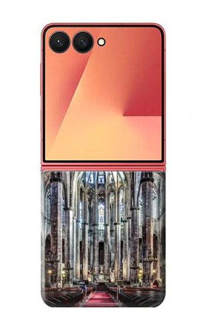 S3210 Santa Maria Del Mar Cathedral Hülle Schutzhülle Taschen für Samsung Galaxy Z Flip 7