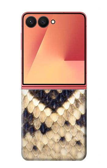 S3417 Diamond Rattle Snake Graphic Print Hülle Schutzhülle Taschen für Samsung Galaxy Z Flip 7