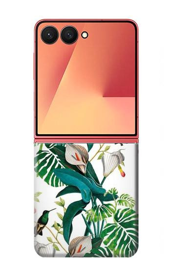 S3697 Leaf Life Birds Hülle Schutzhülle Taschen für Samsung Galaxy Z Flip 7