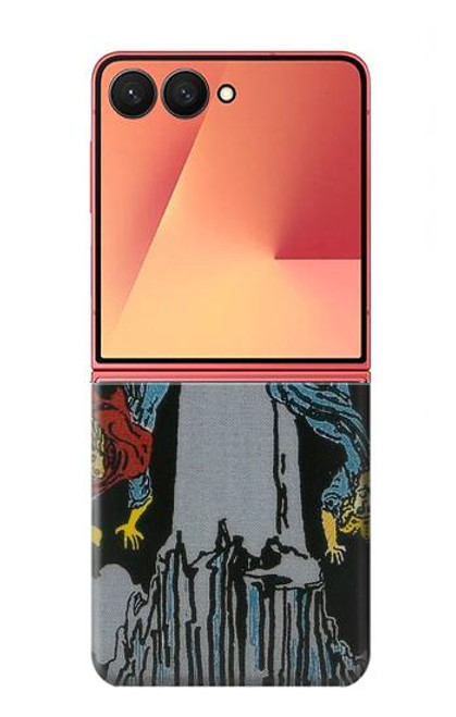 S3745 Tarot Card The Tower Hülle Schutzhülle Taschen für Samsung Galaxy Z Flip 7