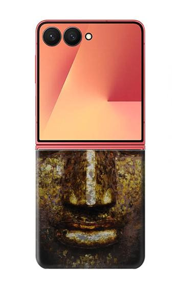 S3874 Buddha Face Ohm Symbol Hülle Schutzhülle Taschen für Samsung Galaxy Z Flip 7