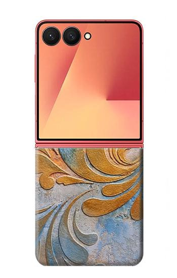 S3875 Canvas Vintage Rugs Hülle Schutzhülle Taschen für Samsung Galaxy Z Flip 7