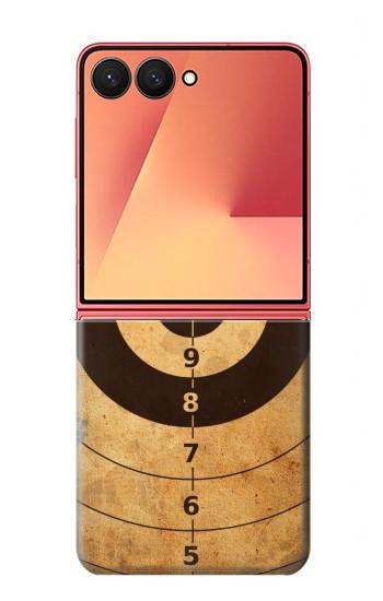 S3894 Paper Gun Shooting Target Hülle Schutzhülle Taschen für Samsung Galaxy Z Flip 7