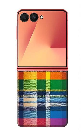 S3983 Fabric Texture LGBTQ Hülle Schutzhülle Taschen für Samsung Galaxy Z Flip 7