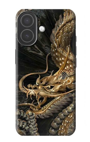 S0426 Gold Dragon Hülle Schutzhülle Taschen für iPhone 17