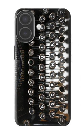 S0620 Typewriter Hülle Schutzhülle Taschen für iPhone 17