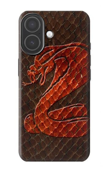 S0663 Cobra Snake Skin Hülle Schutzhülle Taschen für iPhone 17