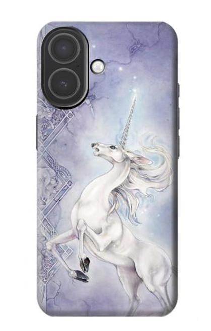 S1134 White Horse Unicorn Hülle Schutzhülle Taschen für iPhone 17