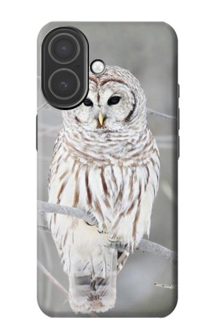 S1566 Snowy Owl White Owl Hülle Schutzhülle Taschen für iPhone 17