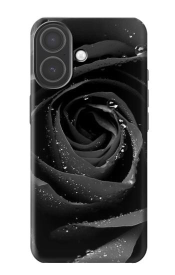 S1598 Black Rose Hülle Schutzhülle Taschen für iPhone 17