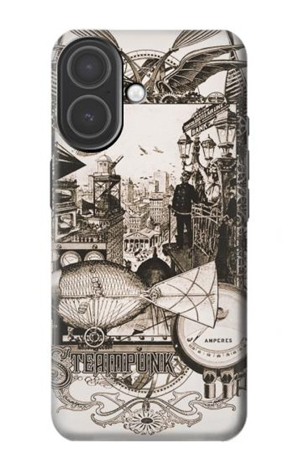 S1681 Steampunk Drawing Hülle Schutzhülle Taschen für iPhone 17