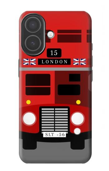 S2058 England British Double Decker Bus Hülle Schutzhülle Taschen für iPhone 17